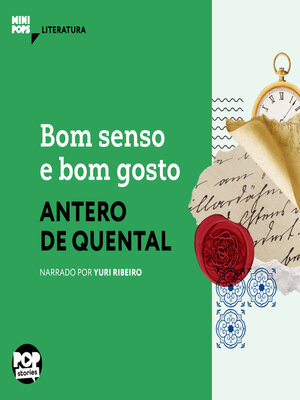 cover image of Bom senso e bom gosto